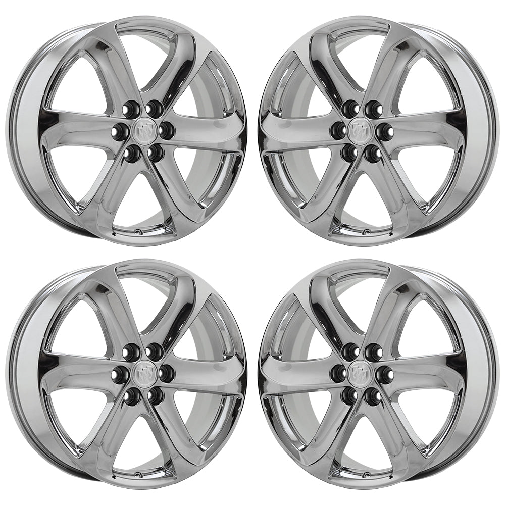 20" Buick Enclave Bright Chrome wheels rims Factory OEM set 4154