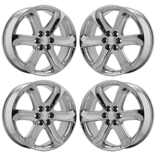 20" Buick Enclave Bright Chrome wheels rims Factory OEM set 4154