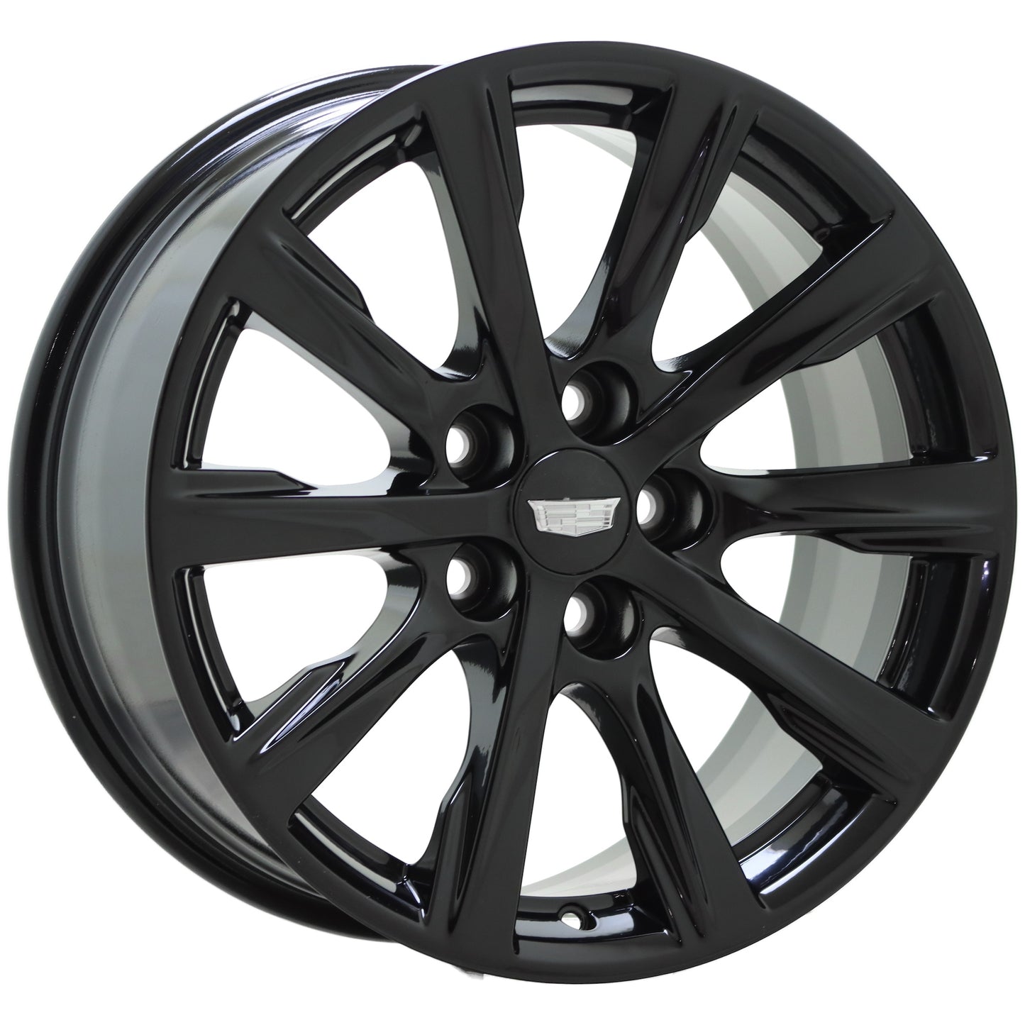 18" Cadillac CT5 Gloss Black wheels rims Factory OEM set 4836 EXCHANGE