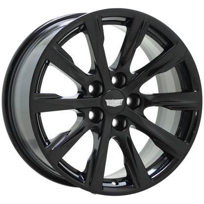 18" Cadillac CT5 Gloss Black wheels rims Factory OEM set 4836 EXCHANGE