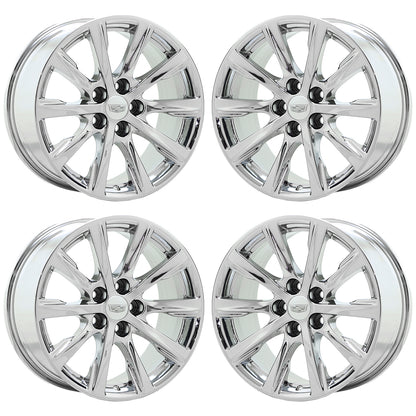 18" Cadillac CT5 Bright Chrome wheels rims Factory OEM set 4836 EXCHANGE