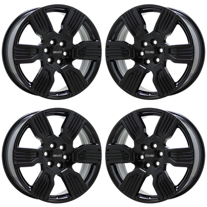 20" GMC Acadia Gloss Black wheels rims Factory OEM GM set 5952