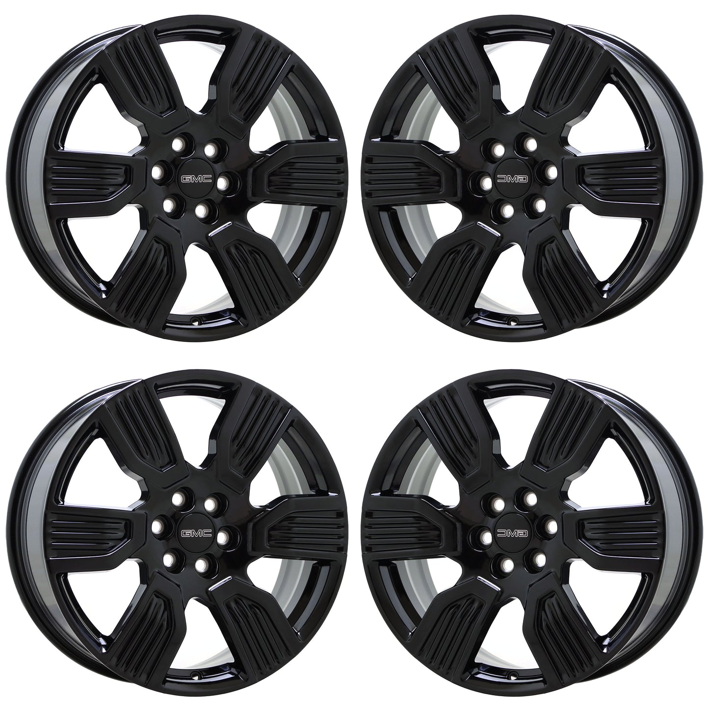 20" GMC Acadia Gloss Black wheels rims Factory GM set 5952 EXCHANGE
