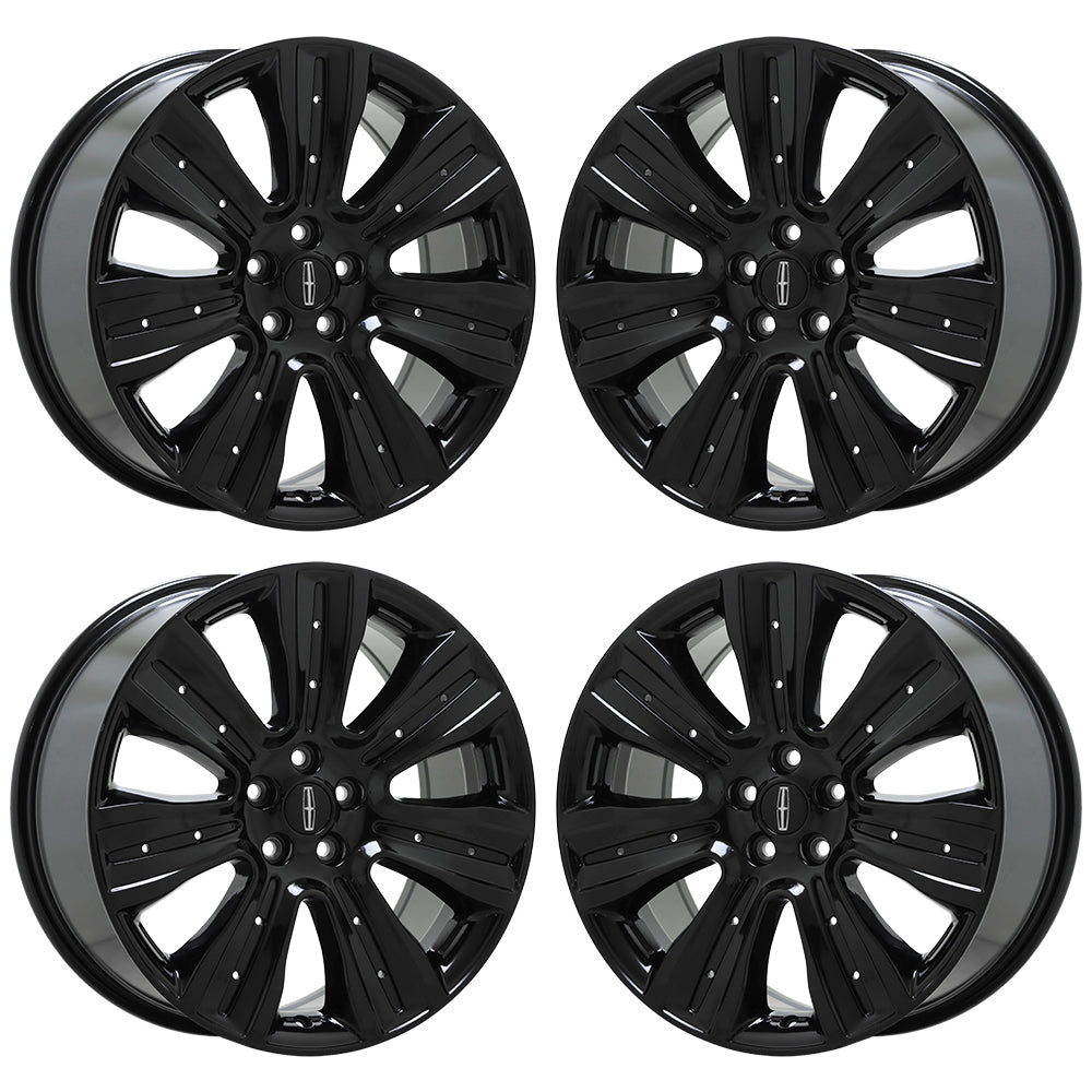 19" Lincoln MKC Gloss Black wheels rims Factory OEM set 10021 EXCHANGE