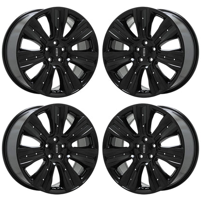 19" Lincoln MKC Gloss Black wheels rims Factory OEM set 10021