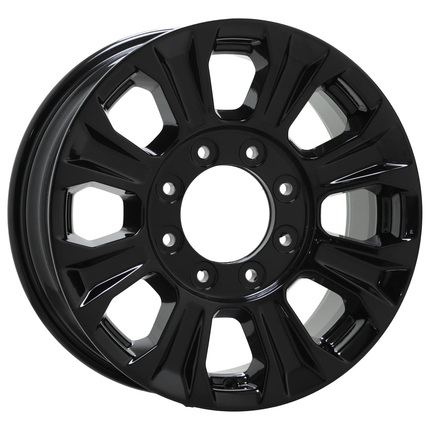 18" Ford F250 F350 SRW Gloss Black wheels rims Factory OEM set 10097