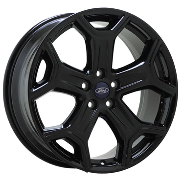19" Ford Escape Gloss Black wheels rims Factory OEM set 10111