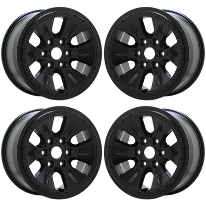 17" Ford F150 Truck Satin Black wheels rims Factory OEM set 4 10114 EXCHANGE