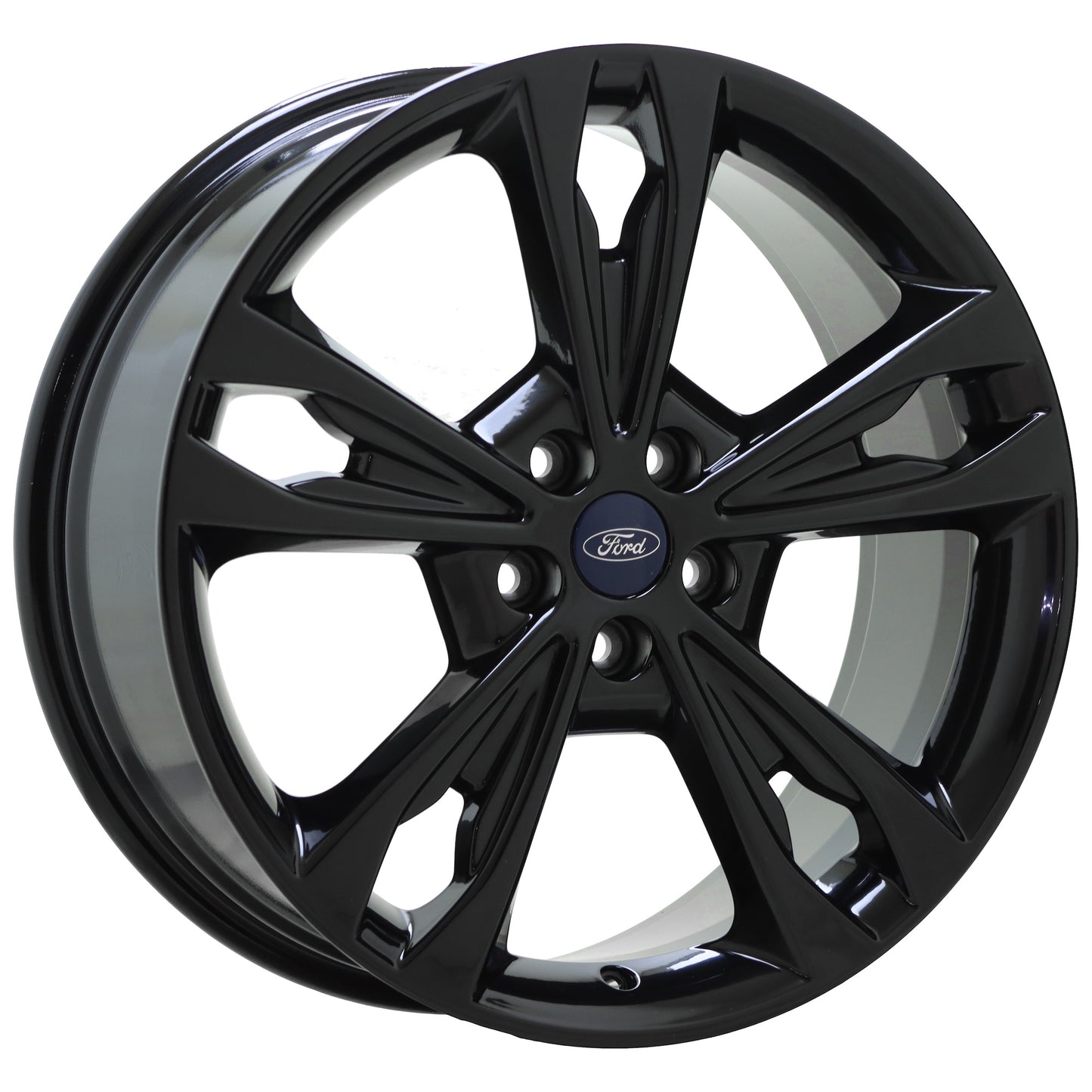 19" Ford Fusion Gloss Black wheels rims Factory OEM set 10124 EXCHANGE