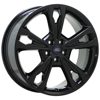19" Ford Fusion Gloss Black wheels rims Factory OEM set 10124 EXCHANGE