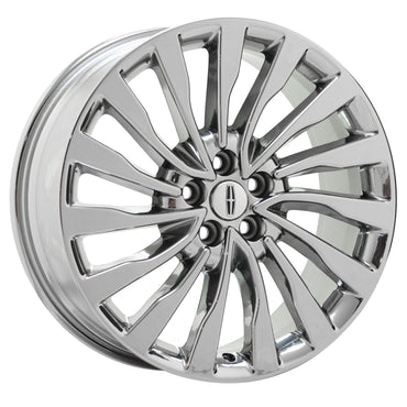 19" Lincoln MKZ Bright Chrome wheels rims Factory OEM set 10130