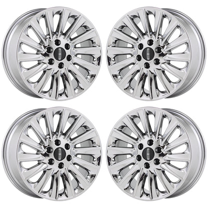 20" Lincoln Navigator Bright Chrome wheels rims Factory OEM set 10175 EXCHANGE