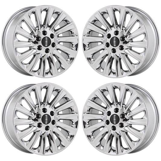 20" Lincoln Navigator Bright Chrome wheels rims Factory OEM set 10175 EXCHANGE
