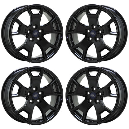 17" Ford Bronco Sport Gloss Black wheels rims Factory OEM set 4 10427
