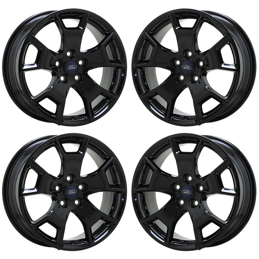 17" Ford Bronco Sport Gloss Black wheels rims Factory OEM set 4 10427