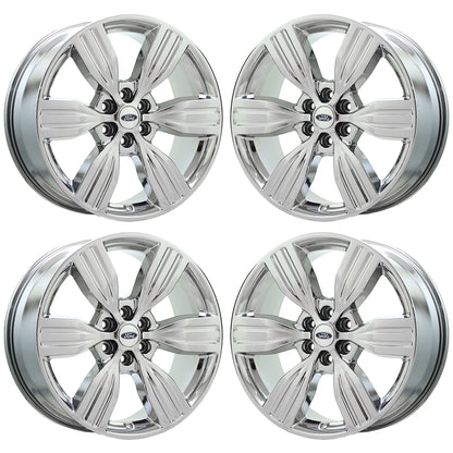 22" Ford Expedition Bright Chrome wheels rims Factory OEM set 10442 EXCHANGE