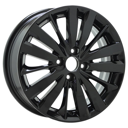 16" Honda Fit Gloss Black wheels rims Factory OEM Set 64073 EXCHANGE