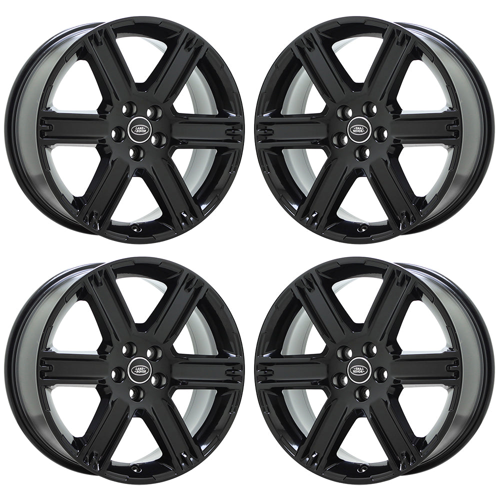 19" Land Rover Range Rover Evoque Gloss Black wheels rim OEM set 72234
