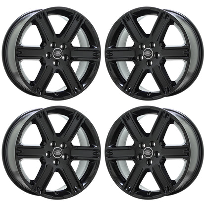 19" Land Rover Range Rover Evoque Gloss Black wheels rim OEM set 72234