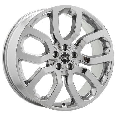 20" Land Range Rover Evoque Bright Chrome Wheels Rims Factory Set 72235