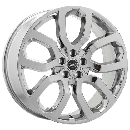 20" Land Range Rover Evoque Bright Chrome Wheels Rims Factory Set 72235 EXCHANGE