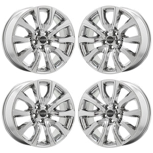 18" Land Rover Range Rover Evoque Bright Chrome wheels rim OEM 72256 EXCHANGE