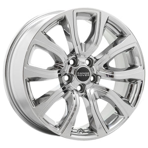 18" Land Rover Range Rover Evoque Bright Chrome wheels rim OEM 72256 EXCHANGE
