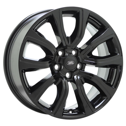 18" Land Range Rover Evoque Gloss Black wheels rim OEM set 72256 EXCHANGE