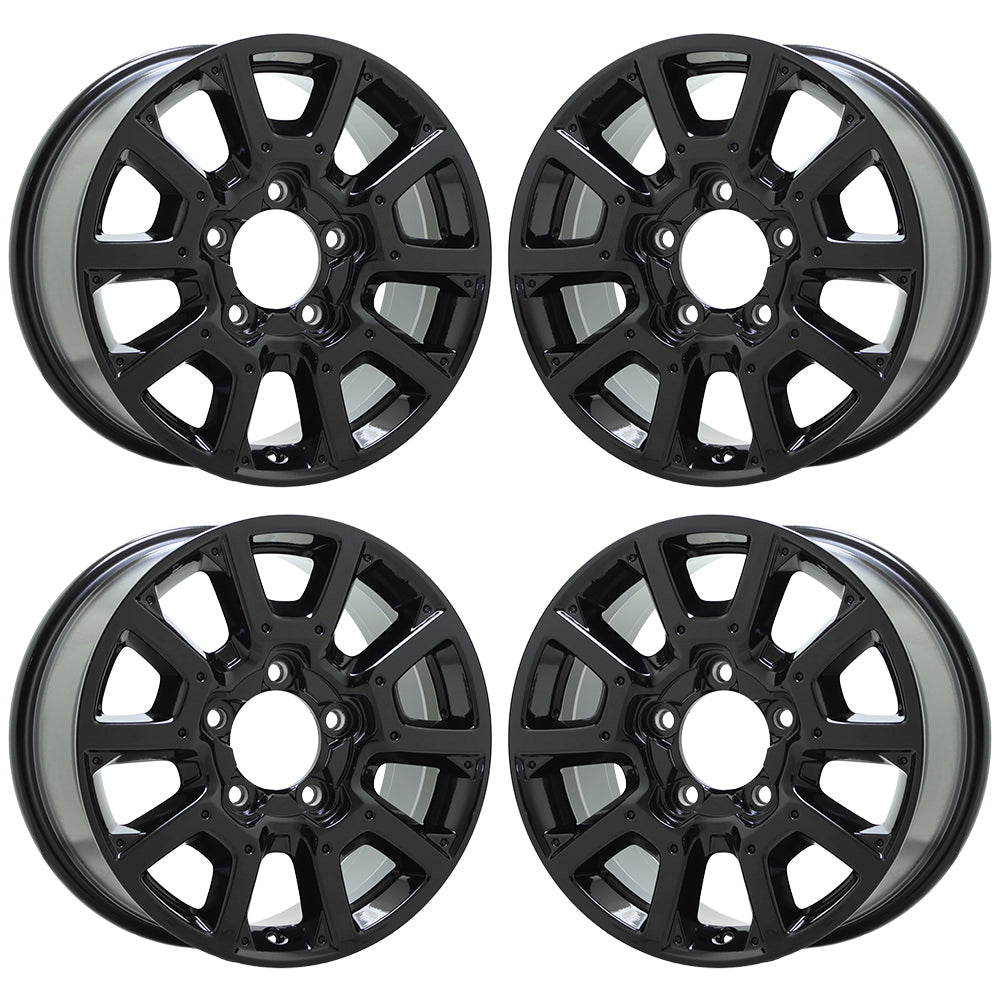 18" Toyota Tundra Gloss Black wheels rims Factory OEM set 4 75157