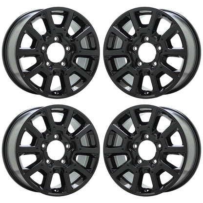 18" Toyota Tundra Gloss Black wheels rims Factory OEM set 4 75157