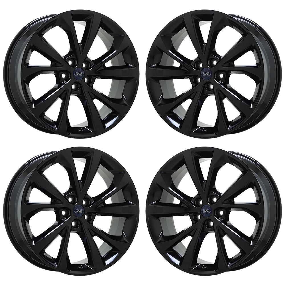 21" Ford Explorer Gloss Black wheels rims Factory OEM set 10476 EXCHANGE