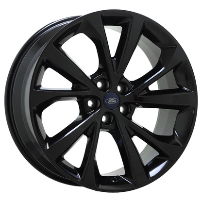 21" Ford Explorer Gloss Black wheels rims Factory OEM set 10476 EXCHANGE