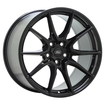 19" Ford Mustang Shelby GT350 Gloss Black wheels rims Factory OEM 10223 10224
