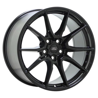 19" Ford Mustang Shelby GT350 Gloss Black wheels rims Factory OEM 10223 10224