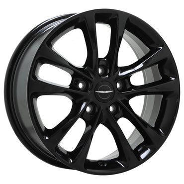 18" Chrysler Pacifica Gloss Black wheels rims Factory OEM set 2029