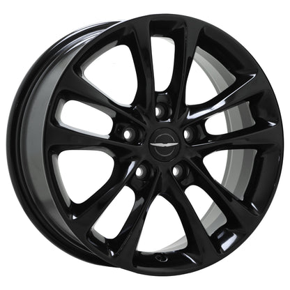 18" Chrysler Pacifica Gloss Black wheels rims Factory OEM set 2029 EXCHANGE