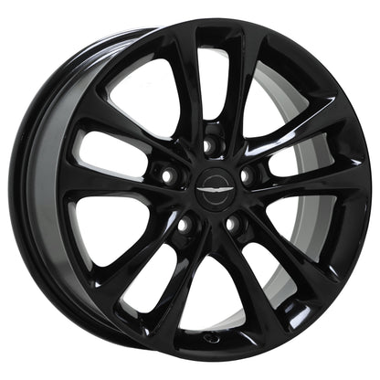 18" Chrysler Pacifica Gloss Black wheels rims Factory OEM set 2029