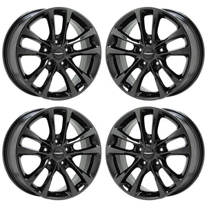 EXCHANGE 20" Chrysler Pacifica PVD Black Chrome wheels rims Factory OEM set 2029