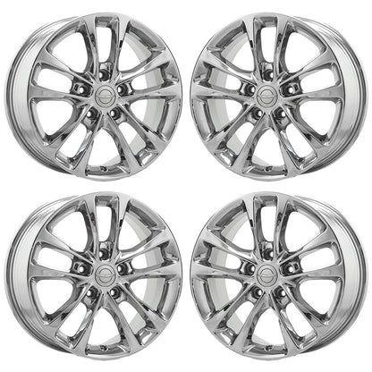 18" Chrysler Pacifica Bright Chrome wheels rims Factory OEM set 2029