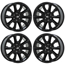 Load image into Gallery viewer, 22&quot; Escalade Silverado SIerra Gloss Black wheels rims OEM CK162 5696 EXCHANGE
