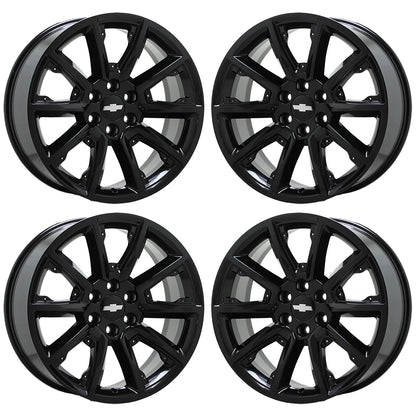 22" Escalade Silverado SIerra Gloss Black wheels rims OEM CK162 5696 EXCHANGE