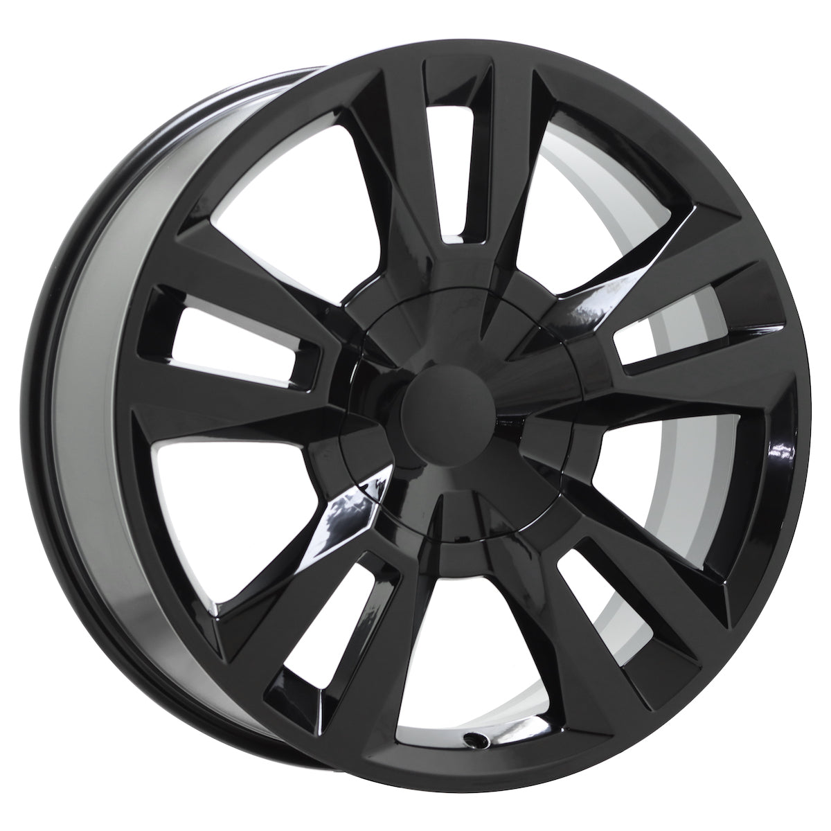 22" Sierra Yukon 1500 Escalade Gloss Black wheels rims set 5821 EXCHANGE