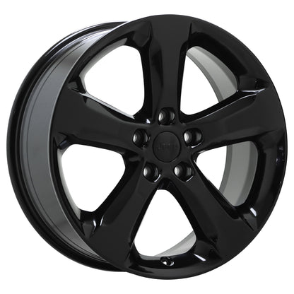 20" Jeep Grand Cherokee Gloss Black wheels rims Factory OEM set 9287 EXCHANGE