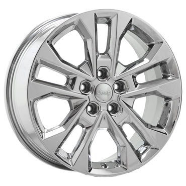 20" Jeep Grand Cherokee Bright Chrome wheels rims Factory OEM set 9289