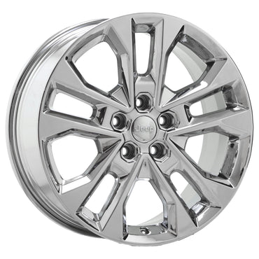 20" Jeep Grand Cherokee Bright Chrome wheels rims Factory OEM set 9289