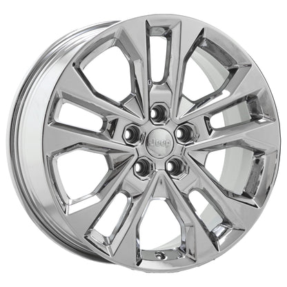 20" Jeep Grand Cherokee Bright Chrome wheels rims Factory OEM set 9289