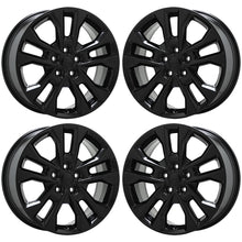Load image into Gallery viewer, EXCHANGE 20&quot; Jeep Grand Cherokee Black wheels rims Factory OEM set 9289
