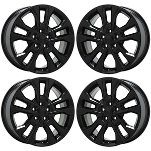 20" Jeep Grand Cherokee Gloss Black wheels rims Factory OEM set 9289
