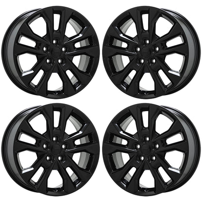 20" Jeep Grand Cherokee Gloss Black wheels rims Factory OEM set 9289 EXCHANGE