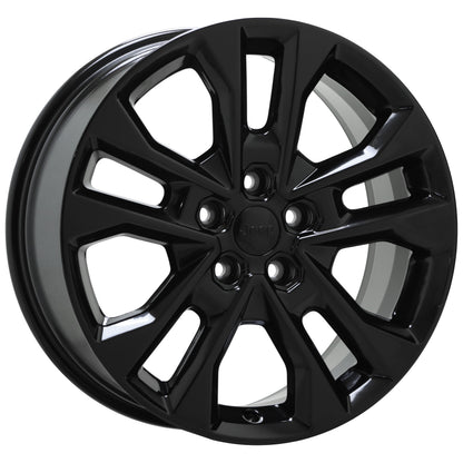 20" Jeep Grand Cherokee Gloss Black wheels rims Factory OEM set 9289 EXCHANGE